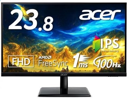 Acer スタンダードモニター 23.8インチ